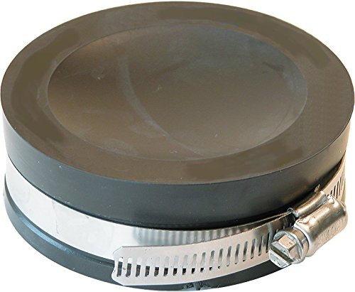 Tomodachi Flexible Endkappe aus PVC Elastomer dichten Rohre perfekt ab und sind dennoch flexibel. Gummirohrverschlüsse für die Abdichtung von Rohren im Haushalt und im Garten (110mm) von Tomodachi