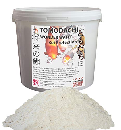 Tomodachi Algenfreier Koiteich auf kolloidaler Ebene, Wonder Water Koiprotection Wasserverbesserer 1kg von Tomodachi