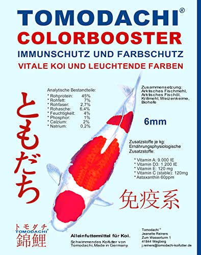 Schwimmfutter Koifutter farbverstärkend Tomodachi Wachstumsfutter Koi Grower energiereich leicht verdaulich arktische Rohstoffe 6mm 5kg Schwimmfutter Koifutter farbverstärkend Tomodachi Wachstumsfutter Koi Grower energiereich leicht verdaulich arktische Rohstoffe 6mm 5kg von Tomodachi