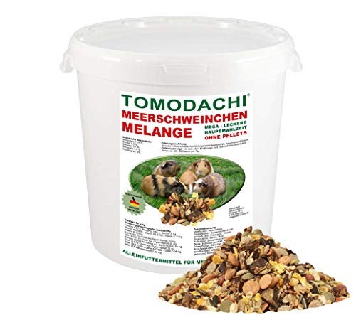 Tomodachi Meerschweinchenfutter, Nager Futter ohne Pellets 5kg Eimer Tomodachi Meerschweinchenfutter, Nager Futter ohne Pellets 5kg Eimer von Tomodachi