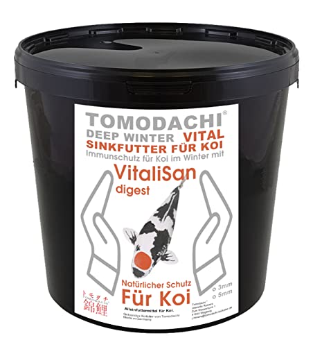 Winterfutter Koi Sinkfutter für Koi und Teichfische antibakteriell Monoglyceride Gesundheitsfutter Koifutter für den Winter Energiefutter arktische Rohstoffe 3mm 3kg Eimer Winterfutter Koi Sinkfutter für Koi und Teichfische antibakteriell Monoglyceride Gesundheitsfutter Koifutter für den Winter Energiefutter arktische Rohstoffe 3mm 3kg Eimer von Tomodachi