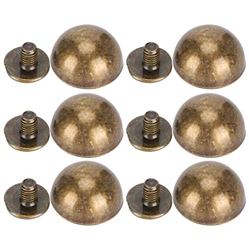 30 Sets Pilznieten, 12mm Kuppel Nagelkopf Nieten Bronze Dekorationsnieten Nieten mit Schraubverschluss für DIY Lederhandwerk Dekoration 30 Sets Pilznieten, 12mm Kuppel Nagelkopf Nieten Bronze Dekorationsnieten Nieten mit Schraubverschluss für DIY Lederhandwerk Dekoration von Tomotato