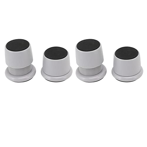 4 Stück Möbelfüße Verstellbare, 40-65mm Höhenverstellbare Tischbeine rutschfeste Schrankfüße Möbelerhöhung für Schreibtisch, Möbel, Tisch, Stuhl, Couch(Grau) von Tomotato