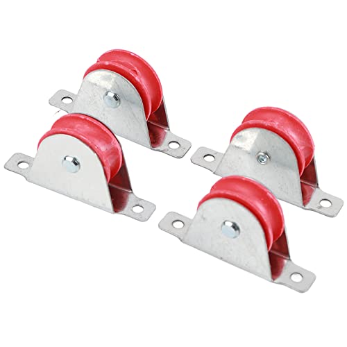 4pcs Ladder Pulley Rad, 4 cm Durchmesser Universal Aluminiumlegierung Leiter Ersatzriemenscheibe für DIY -Heimprojekte, Leiterzubehör, Wäscheleine von Tomotato