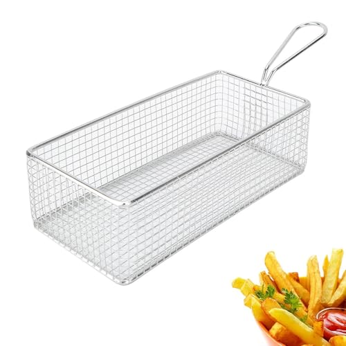 Tomotato Fritteusenkorb Pommes Frites Chips Körbe Netz 215 x 106 x 66 mm Edelstahl Rechteck Pommes Frites Halter Frittierte Lebensmittel Filter für Zwiebelringe Chicken Wings Küche Restaurant Tomotato Fritteusenkorb Pommes Frites Chips Körbe Netz 215 x 106 x 66 mm Edelstahl Rechteck Pommes Frites Halter Frittierte Lebensmittel Filter für Zwiebelringe Chicken Wings Küche Restaurant von Tomotato