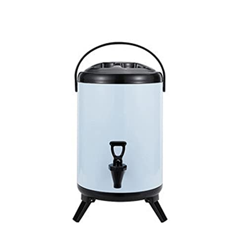 Isolierter Getränkesp Ender, 8L Edelstahl Heißer und Kalter Getränkesp Ender mit Zapfen für Wasser Kaffee Schokolade Tee Milch Kakao (8l) von Tomotato