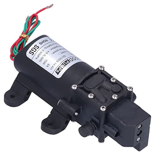 Membranpumpe, DC 12V 70 W Selbstansaugende Wasserdruck Membranpumpe für Gartenbewässerung, Wohnmobil, Boot, Autowaschen Membranpumpe, DC 12V 70 W Selbstansaugende Wasserdruck Membranpumpe für Gartenbewässerung, Wohnmobil, Boot, Autowaschen von Tomotato