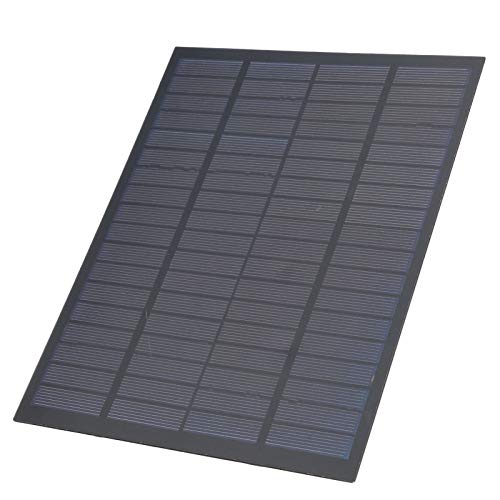 Mini Solarmodul, 270mA 5W DC 18V Polysilizium Mikro Solarzellen Modul für Heim DIY Projekte und Zum Aufladen von Spielzeug Batterien – 170 x 220mm von Tomotato