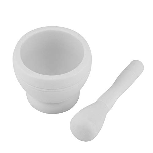Tomotato Mörser und Stößel Set, Manuelle Knoblauchmühle mit ergonomischem Griff aus Kunststoff, Gewürzmörser für Kräuter Ingwer Tees, Küchenmahlschüssel mit Stößel Küchenwerkzeug(#3) von Tomotato