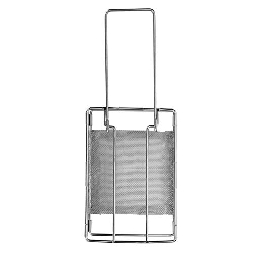 Toaster Rack Einfach zu Verstauen Toaster Bequem zu Bedienen Outdoor Faltbarer Edelstahl Brottoaster für BBQ Party Camping Wandern Picknick von Tomotato