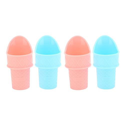Tomotato 4er Set Wiederverwendbare Mini-Eiscremehörnchen Halter mit Schöpfer, Standfest Spülmaschinengeeignet aus PP für Frozen Yogurt Sorbet Dessertzubereitung, Kinder Familie Tomotato 4er Set Wiederverwendbare Mini-Eiscremehörnchen Halter mit Schöpfer, Standfest Spülmaschinengeeignet aus PP für Frozen Yogurt Sorbet Dessertzubereitung, Kinder Familie von Tomotato