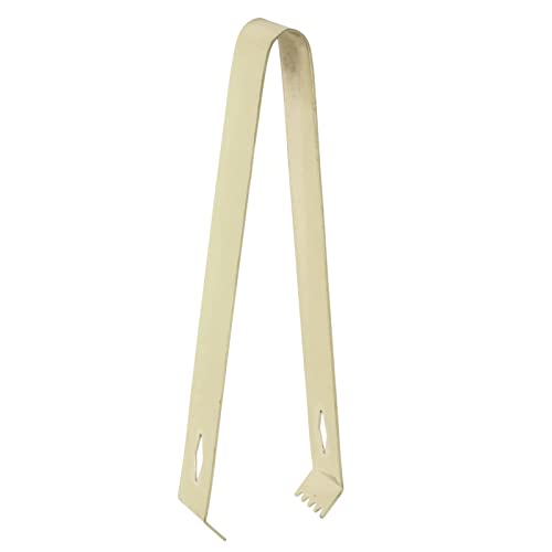 Tomotato Cocktailzange Edelstahl, Premium Eiswürfelzange mit Fester Greiffunktion für Bar, Küche und Haushalt, 18cm Kuchenschaufel aus Robustem Metall für Zuckerwürfel und Lebensmi (Goldbeschichtung) von Tomotato
