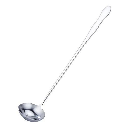 Tomotato Edelstahl Rührlöffel mit Langem Griff, Kleine Runde Tiefe Schaufel für Suppe, Öl, Gewürze, Küchenutensilien zum Mischen und Rühren Tomotato Edelstahl Rührlöffel mit Langem Griff, Kleine Runde Tiefe Schaufel für Suppe, Öl, Gewürze, Küchenutensilien zum Mischen und Rühren von Tomotato