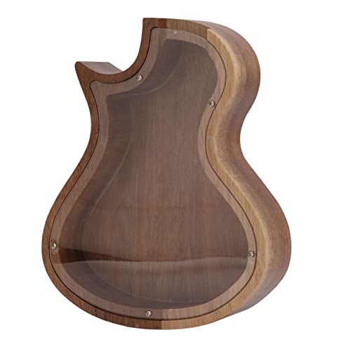 Tomotato Abnehmbare Holz Spardose, Gitarrenförmiger Geld Sparschwein mit Transparenter Abdeckung, Unzerbrechliche Sparbüchse für Jungen, Kinder, Mädchen, Erwachsene Tomotato Abnehmbare Holz Spardose, Gitarrenförmiger Geld Sparschwein mit Transparenter Abdeckung, Unzerbrechliche Sparbüchse für Jungen, Kinder, Mädchen, Erwachsene von Tomotato