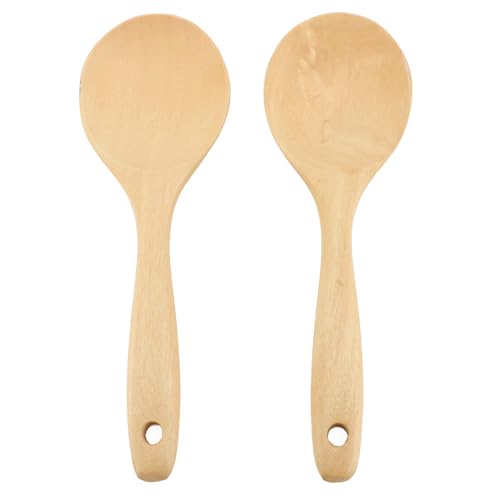 Tomotato Holzlöffel Set, 2 Stücke Küchenlöffel aus Holz für Töpfe Schüsseln Rühren, Leichtes Kochgeschirr Antihaftbeschichtung Küchenutensilien ideen Tomotato Holzlöffel Set, 2 Stücke Küchenlöffel aus Holz für Töpfe Schüsseln Rühren, Leichtes Kochgeschirr Antihaftbeschichtung Küchenutensilien ideen von Tomotato
