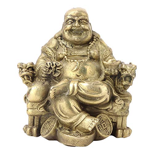 Tomotato Lachende Buddha-Figuren aus Messing, Lächelnder Maitreya-Buddha, Geomantische Sammlung, Symbol für Gott, Glück, Reichtum, Messingskulpturen, Heimdekoration Tomotato Lachende Buddha-Figuren aus Messing, Lächelnder Maitreya-Buddha, Geomantische Sammlung, Symbol für Gott, Glück, Reichtum, Messingskulpturen, Heimdekoration von Tomotato