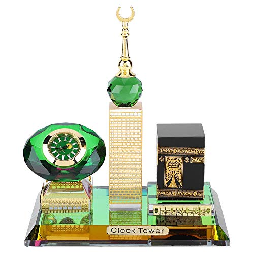 Tomotato Muslimisches Kaaba Glockenturm Modell, Islamische Architektur, Kunsthandwerk, Souvenirs für Home Office Desktop Decor von Tomotato