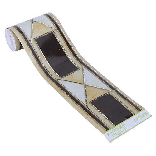 Tomotato Tapetenbordüre, 10cm x 5m Wanddekor Aufkleber, Selbstklebende Wandbordüre Papier Abziehen und Aufkleben, Modernes Wand Fliesenbordüren für Badezimmer, Wohnzimmer, Küchen Tomotato Tapetenbordüre, 10cm x 5m Wanddekor Aufkleber, Selbstklebende Wandbordüre Papier Abziehen und Aufkleben, Modernes Wand Fliesenbordüren für Badezimmer, Wohnzimmer, Küchen von Tomotato