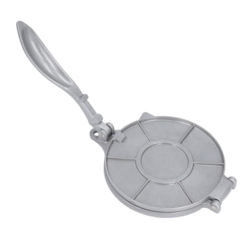 Tomotato Tortilla Presse, Manuelle Presse aus Aluminiumlegierung zum Zubereiten von Tortillas Dumplings Quesadilla, Multifunktional für Fladenbrot und Teigtaschen, Kompakt und Lang Tomotato Tortilla Presse, Manuelle Presse aus Aluminiumlegierung zum Zubereiten von Tortillas Dumplings Quesadilla, Multifunktional für Fladenbrot und Teigtaschen, Kompakt und Lang von Tomotato
