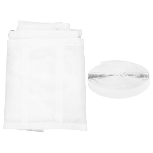 Tomotato Türdichtungsset für tragbare Klimaanlagen, universelles Tuch mit Reißverschlussöffnung und Zugbändersystem, robuste Materialien, doppelt genähte N (25 * 232 cm) von Tomotato