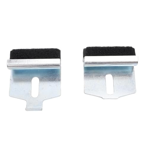 Tomotato Türfenster Führung Stabilisatoren, Stabilisatorhalterung aus Metall mit Filzleiste für verbesserte Stabilität und reibungslosen Fensterbetrieb, Einfache Montage und breite von Tomotato