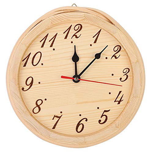 Wanduhr Holz Saunauhr Sauna Clock Uhr Sauna Timer Uhr Dekoration Ornament für Saunaraum Zubehör Dekorative Timer Wanduhr Holz Saunauhr Sauna Clock Uhr Sauna Timer Uhr Dekoration Ornament für Saunaraum Zubehör Dekorative Timer von Tomotato