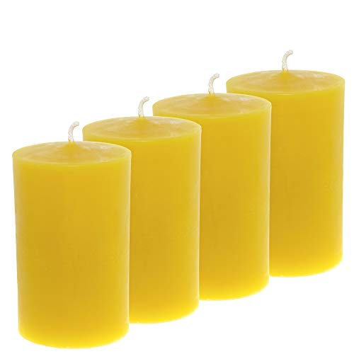 Toms Bienen 4 Stumpenkerzen Durchmesser 6,5 cm; Höhe 10cm aus 100% reinem Bienenwachs Toms Bienen 4 Stumpenkerzen Durchmesser 6,5 cm; Höhe 10cm aus 100% reinem Bienenwachs von Toms Bienen