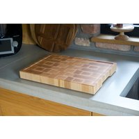 Schneidebrett Eschenholz Massivholz Stirnholz Schneidebrett Eschenholz Massivholz Stirnholz von TomsBastelstube