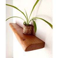 Wandregal Regal Eiche Schweberegal Ablage Blumenregal von TomsHolzwerkstatt