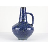 Blaue Carstens Tönnieshof Keramik Vase, West German Pottery, Mid Century 70Er Jahre - Vintage von TomsVintageSalon