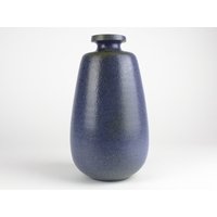 Coswig Keramikvase Große Blaue Studio-Keramikvase, 50Er-60Er Jahre Mcm Keramikvase Aus Der Ddr von TomsVintageSalon