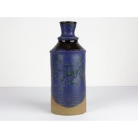 Große Vintage Studio Keramik Vase, Blau, 70Er Jahre, German Pottery - Mid Century Modern Wgp von TomsVintageSalon