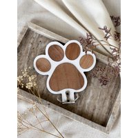 Leinenhalter in Pfotenform Aus Holz - Wandhaken Für Hundeleine | Wooden Dog Leash Holder Organizer Paw Leinenhalter in Pfotenform Aus Holz - Wandhaken Für Hundeleine | Wooden Dog Leash Holder Organizer Paw von TomsoulStudios