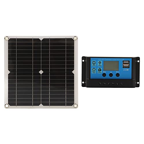 RV Solar Panel Kit - 12W Monokristalliner Akku, Adaptive Spannungsregulierungsmodul, Intelligenter Ladung Controller (10a) von Tomvorks