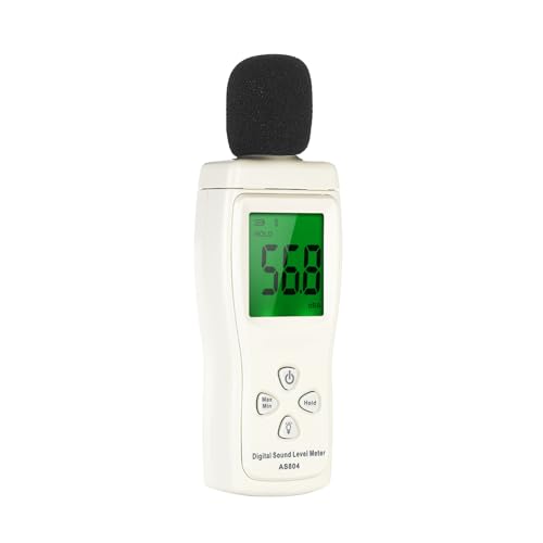 Tomvorks Mini Noise Meter LCD Backlight Display 30DB auf 130DBA Tragbarer Digitaler Tonpegelmessgerät von Tomvorks