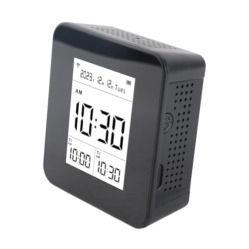 Tomvorks Multifunktionaler Luftqualitätsdetektor, Intelligent Air Quality Analyzer CO2 CO TVOC HCHO PM2.5 PM1.0 PM10 Detektor mit App für Home Office School Warehouse (Schwarz) von Tomvorks