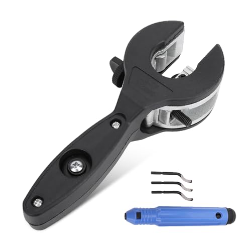 Tomvorks RatschenpvC-Cutter, Schlauchschneider für Kupferrohre, Eisenrohre, Verzinkte Rohre Leicht, mit Hohen Festigkeitsblättern für Klumber-Enthusiasten, Ideal für Arbeitsplätze Im von Tomvorks