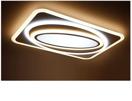 TonHan LED Deckenleuchte X093 mit Fernbedienung Lichtfarbe/helligkeit einstellbar Acryl-Schirm A+,LED Wohnzimmerleuchte (XW093) von TonHan GmbH