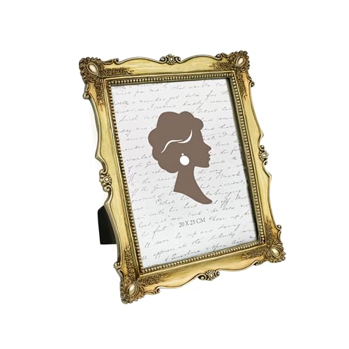 Tone Link. Vintage-Bilderrahmen, 20,3 x 25,4 cm, luxuriöser antiker Bilderrahmen mit Glasfront, Tisch-Wandbehang, Gold und Retro Tone Link. Vintage-Bilderrahmen, 20,3 x 25,4 cm, luxuriöser antiker Bilderrahmen mit Glasfront, Tisch-Wandbehang, Gold und Retro von Tone Link.