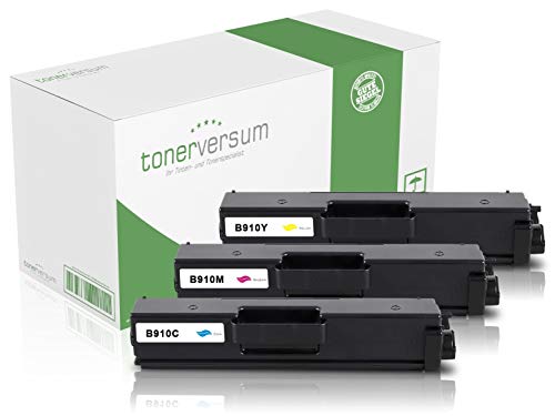 3 Toner kompatibel zu Brother TN-910 Cyan Magenta Gelb für HL-L9310cdw HL-L9310cdwt HL-L9310cdwtt MFC-L9570cdw MFC-L9570cdwt Farblaserdrucker Multipack 3 Toner kompatibel zu Brother TN-910 Cyan Magenta Gelb für HL-L9310cdw HL-L9310cdwt HL-L9310cdwtt MFC-L9570cdw MFC-L9570cdwt Farblaserdrucker Multipack von Tonerversum