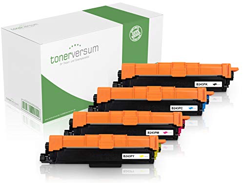 4 Toner kompatibel zu Brother TN-243 für DCP-L3550cdw MFC-L3750cdwHL-L3230cdw HL-L3270cdw - Schwarz Cyan Magenta Gelb von Tonerversum