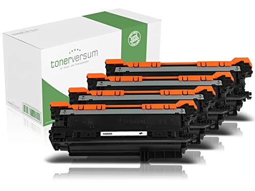 4 XXL Toner kompatibel zu HP CF400X 201X Schwarz Druckerpatrone für HP Color Laserjet Pro M252dw M252n M274dn M274n Pro MFP M277dw MFP M277n Laserdrucker von Tonerversum