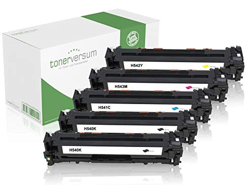 5 Toner kompatibel zu HP CB540A CB541A CB542A CB543A Schwarz Cyan Magenta Gelb für Color Laserjet CM1312mfp CM1312nfi MFP CP1215 CP 1514n CP1515n CP1312 5 Toner kompatibel zu HP CB540A CB541A CB542A CB543A Schwarz Cyan Magenta Gelb für Color Laserjet CM1312mfp CM1312nfi MFP CP1215 CP 1514n CP1515n CP1312 von Tonerversum
