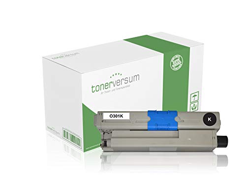Toner kompatibel zu Oki 44973536 Schwarz für C301 C301dn C321dn MC332dn MC342 MC342dn MC342dnw Laserdrucker Black von Tonerversum