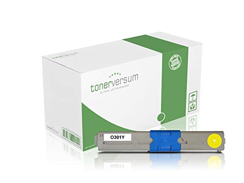 Toner kompatibel zu Oki 44973533 Gelb für C301 C301dn C321dn MC332dn MC342 MC342dn MC342dnw Laserdrucker Yellow von Tonerversum