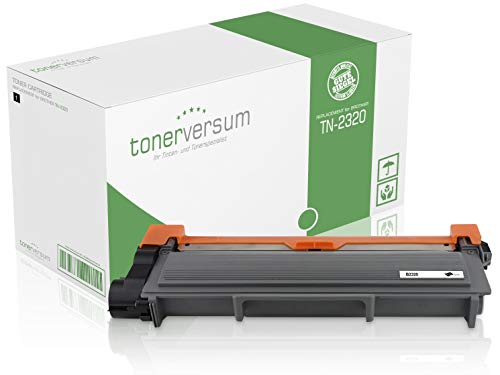 Toner kompatibel zu Brother TN-2320 Schwarz Druckerpatrone für DCP-L2500d DCP-L2520dw HL-L2300d HL-L2340dw HL-L2360dn MFC-L2700dw MFC-L2700dn MFC-L2740dw Laserdrucker von Tonerversum
