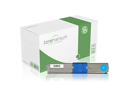 Toner kompatibel zu Oki 44973535 Cyan für C301 C301dn C321dn MC332dn MC342 MC342dn MC342dnw Laserdrucker von Tonerversum