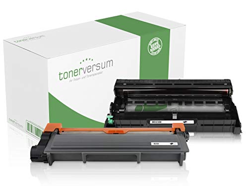 Toner und Trommel kompatibel zu Brother TN-2320 XXL DR-2300 Schwarz für DCP-L2500d DCP-L2520dw HL-L2300d HL-L2340dw HL-L2360dn MFC-L2700dw MFC-L2700dn MFC-L2740dw Laserdrucker von Tonerversum