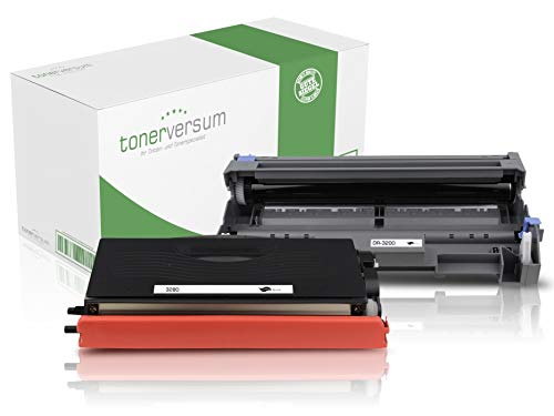 Toner & Trommel kompatibel zu Brother TN-3280 DR-3200 2er-Sparset für MFC-8370dn MFC-8380dn MFC-8880dn HL-5350dn DCP-8085dn DCP-8070d MFC-8890dw Laserdrucker von Tonerversum