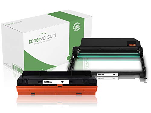 Toner & Trommel kompatibel zu Samsung MLT-D116L MLT-R116 Schwarz Spar-Set für Xpress M2835dw M2675fn M2825nd M2885fw M2875 M2625d Laserdrucker Toner & Trommel kompatibel zu Samsung MLT-D116L MLT-R116 Schwarz Spar-Set für Xpress M2835dw M2675fn M2825nd M2885fw M2875 M2625d Laserdrucker von Tonerversum
